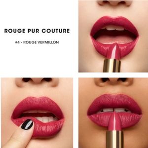 YSL rouge pur couture lipstick -4 Rouge Vermillon